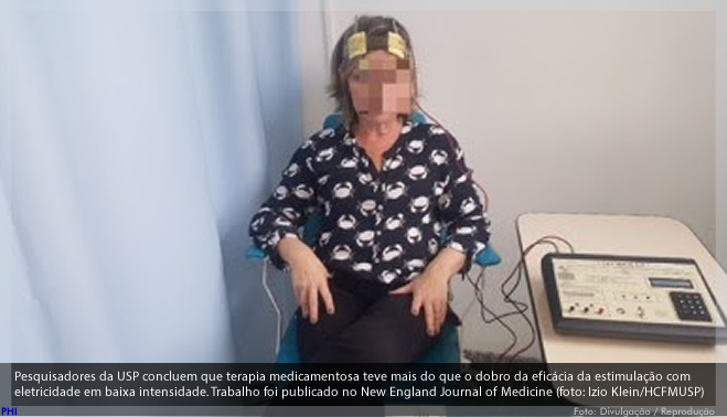 Uso de medicamentos é melhor que o de corrente elétrica, contra a depressão.
