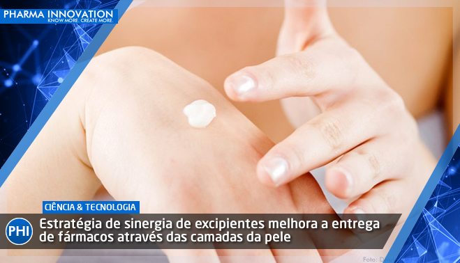 Estratégia de sinergia de excipientes melhora a entrega de fármacos através das camadas da pele