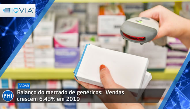 Balanço do mercado de genéricos: Vendas crescem 6,43% em 2019