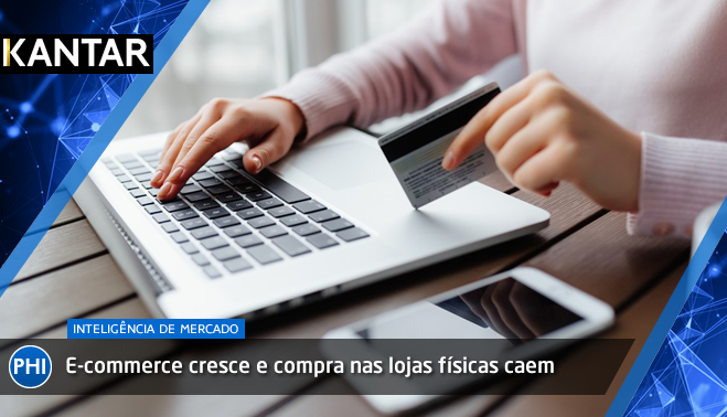 E-commerce cresce e compra nas lojas físicas caem