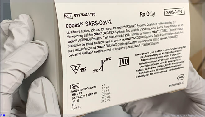 Roche distribuirá meio milhão de testes da Covid-19