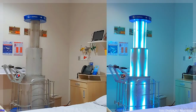 Startup desenvolve equipamento para esterilização remota de ambientes