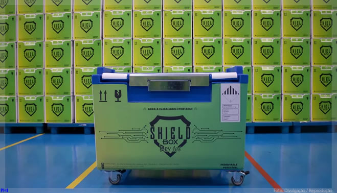 Startup cria embalagem sustentável e tecnológica para transporte de vacinas