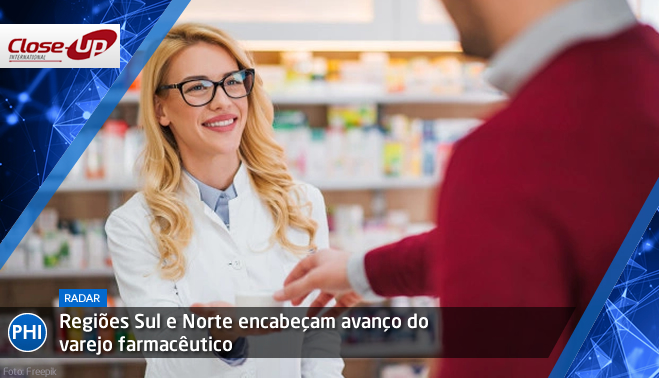 Regiões Sul e Norte encabeçam avanço do varejo farmacêutico