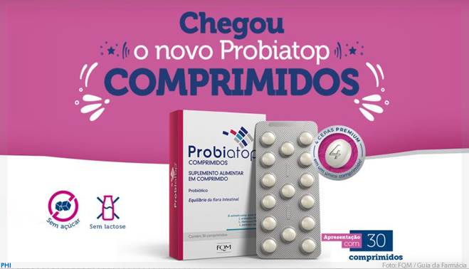 FQM lança Probiatop comprimidos