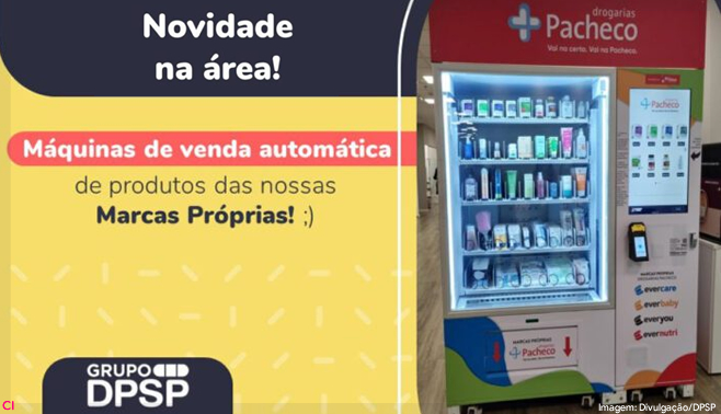 Grupo DPSP lança máquinas de venda para marcas próprias