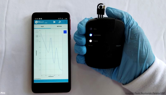 Sensor portátil permite autoteste de urina para detectar marcadores de doenças