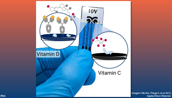 Chip bioeletrônico detecta vitaminas C e D na saliva em menos de 20 minutos