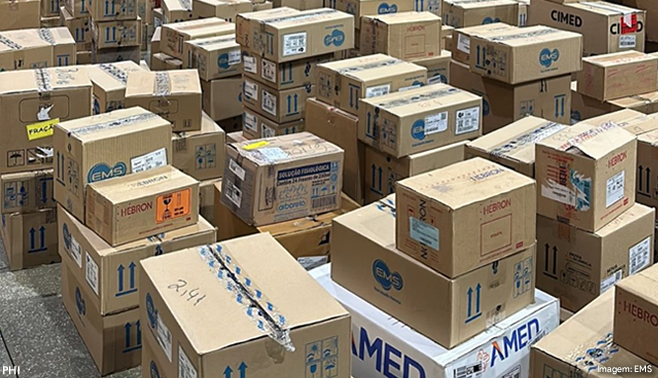 EMS doa R$ 10 mi em medicamentos e também cria “Movimento Azul Solidário” para ajudar o RS