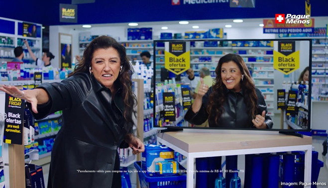 Regina Casé estrela nova campanha de Pague Menos