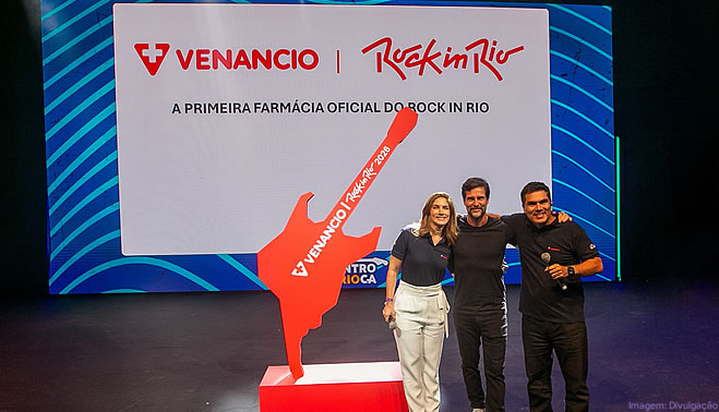 Venancio será a primeira farmácia oficial do Rock in Rio