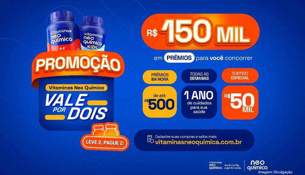 Neo Química incentiva o autocuidado com promoção nacional
